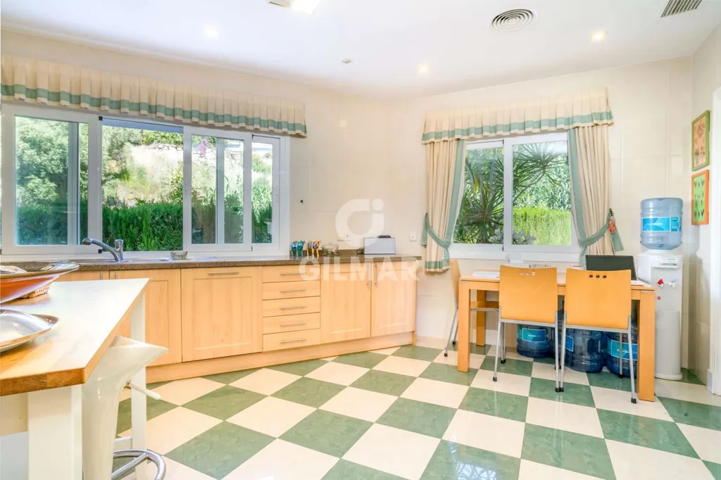Köök - Luxury Villa with Sea View in Benahavís