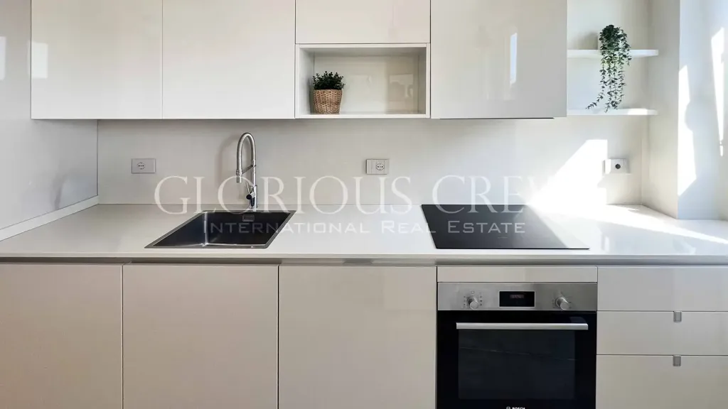 Cuisine - Rented Duplex with Balconies in Milan
