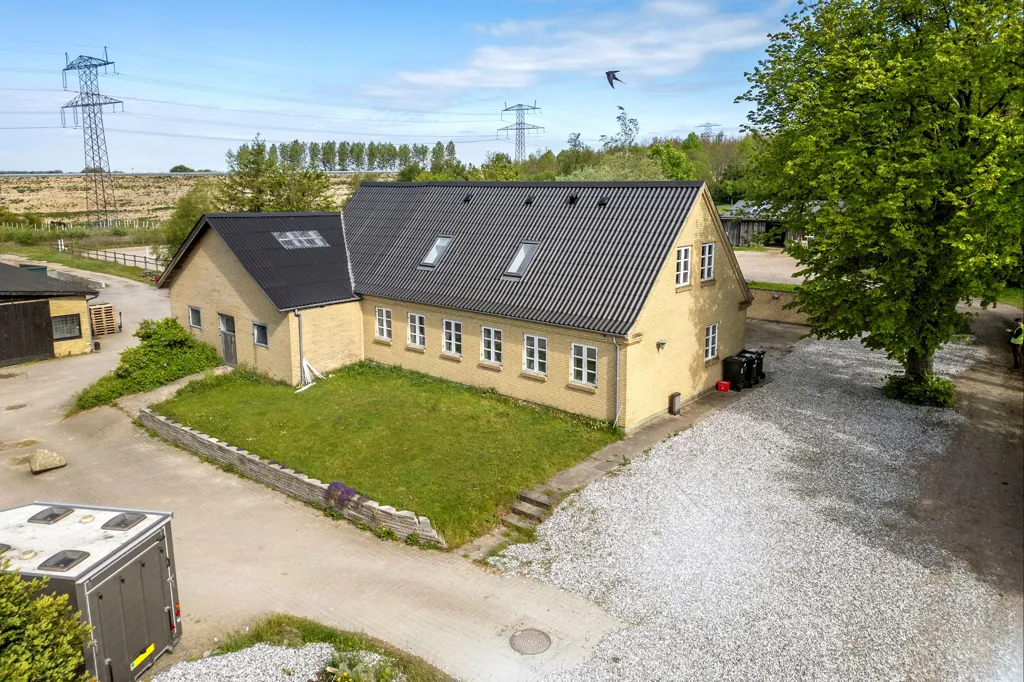 Vista aerea - Ride Centre with Stables near True Skov