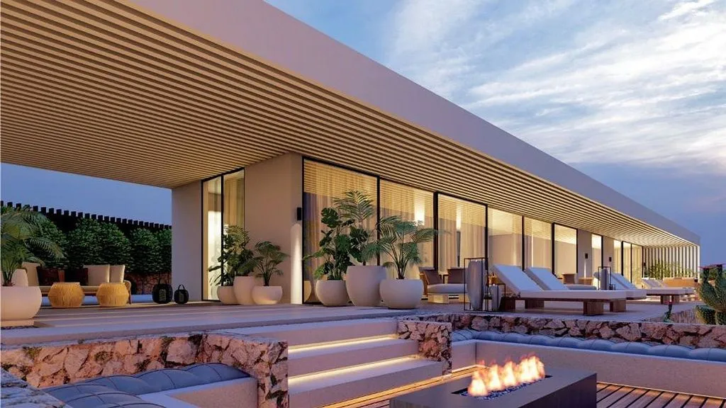 Terrass - New House with Pool in Vallromanes