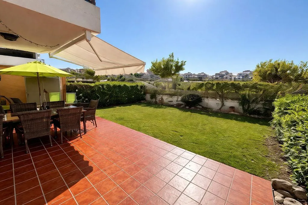 Terrace - Semi-detached House with Pool in Las Salinas