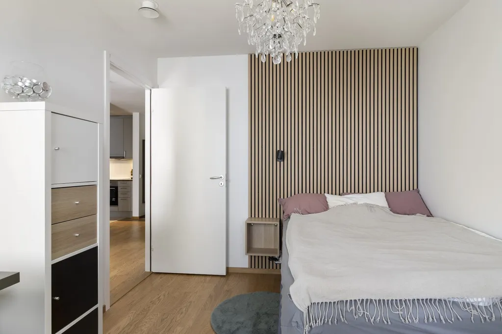 Camere da letto - 2nd Floor Flat with Mälaren View in Lillåudden