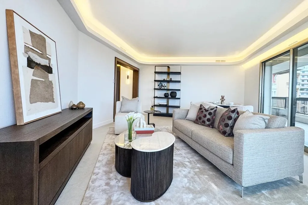Soggiorno - Luxury Apartment with Sea View in Monaco
