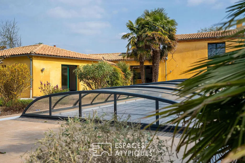 Bassein - Renovated Longère with Pool in Countryside