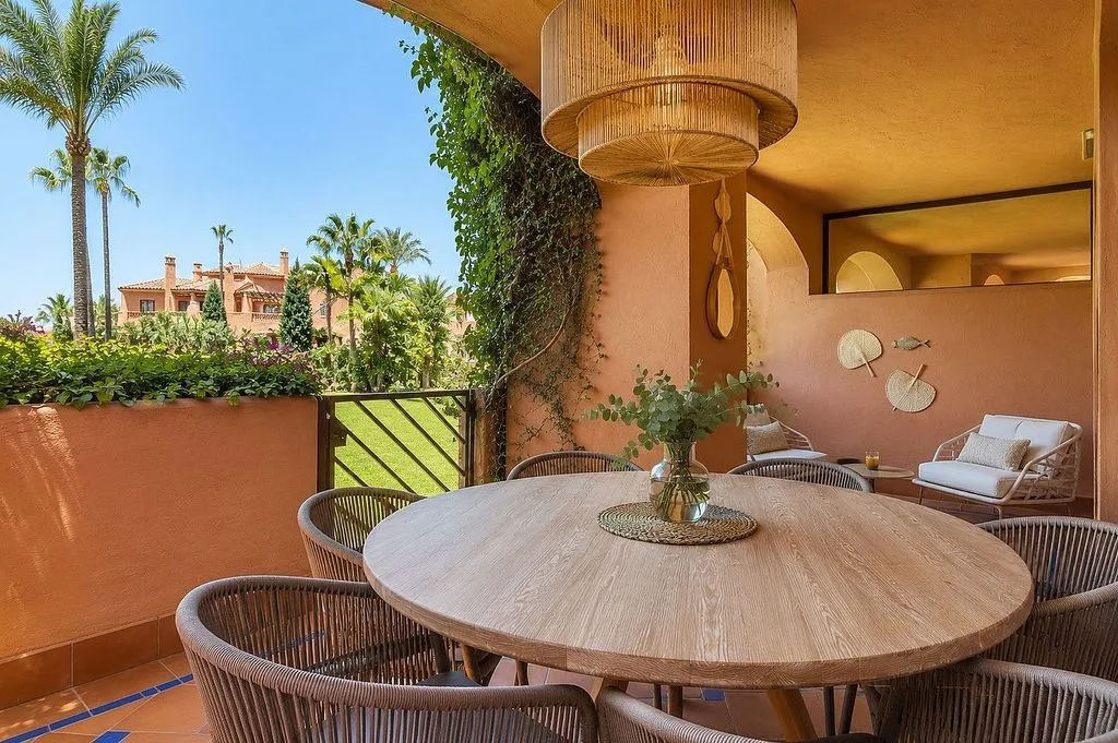 Terrasse - Apartment with Pool and Terrace in Estepona Este