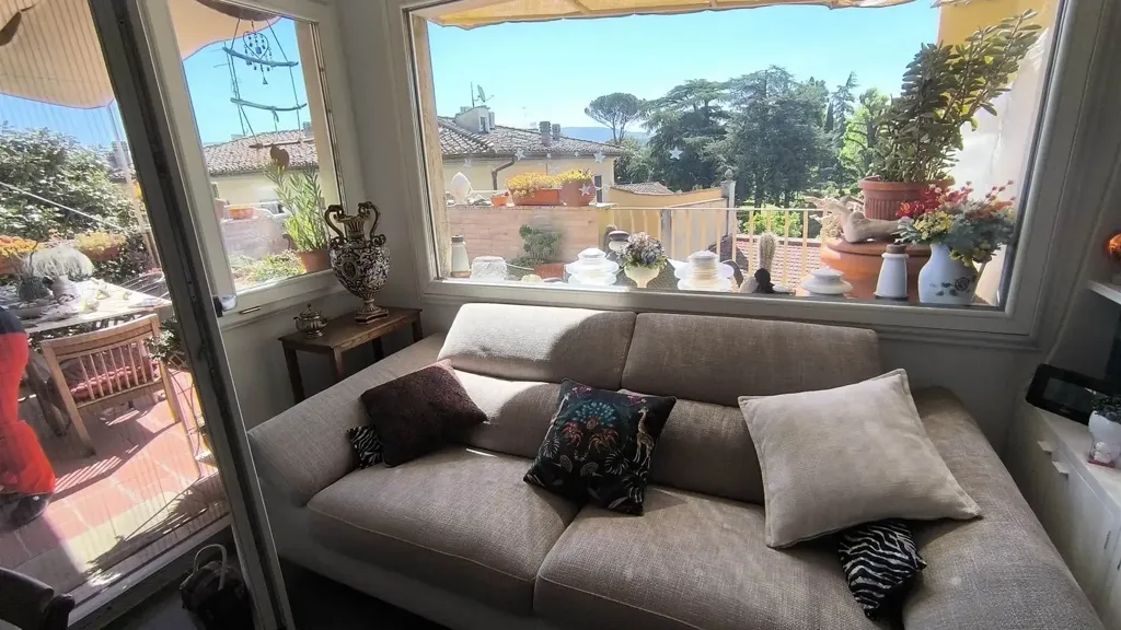Séjour - Panoramic Penthouse with Terrace in Florence