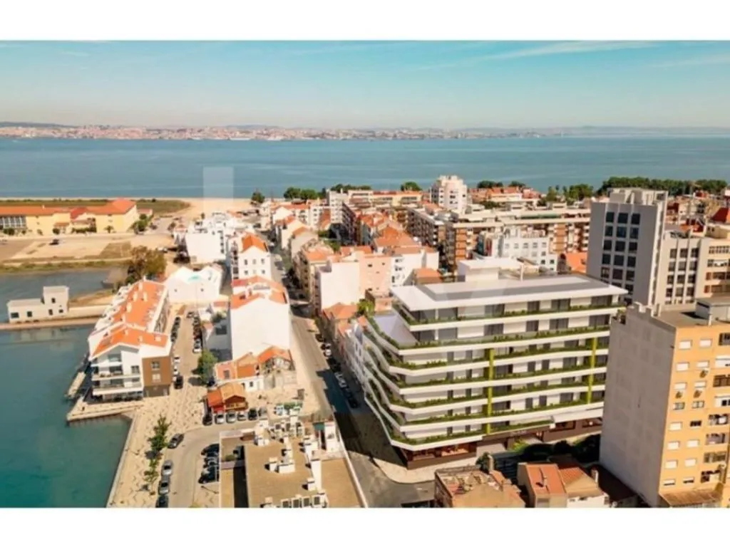 Vue aérienne - Luxury Apartment with River View in Barreiro