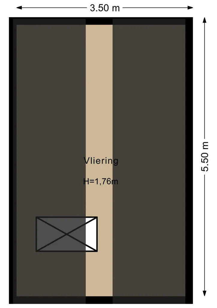 Floor Plan - Half-Freestanding House with Harbour View in Oude-Tonge