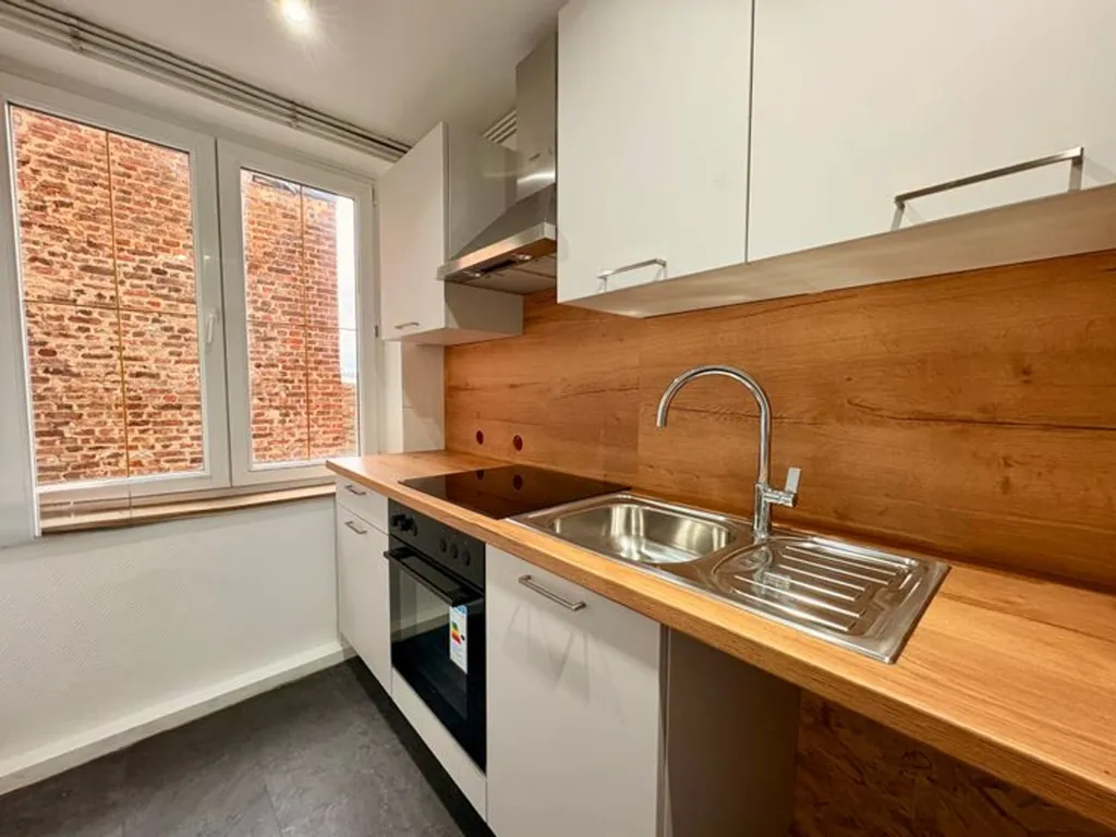 Kitchen - Renovated Duplex with Meuse View in Jambes