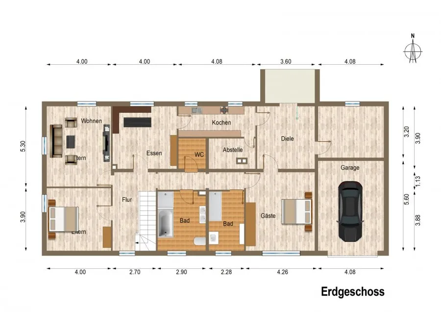Plan - Maison 8 pièces à Lorscheid