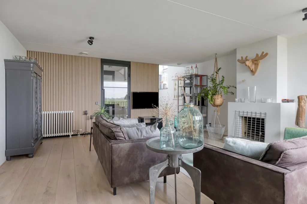 Séjour - Semi-Detached Villa with Waterfront View in Zaandam