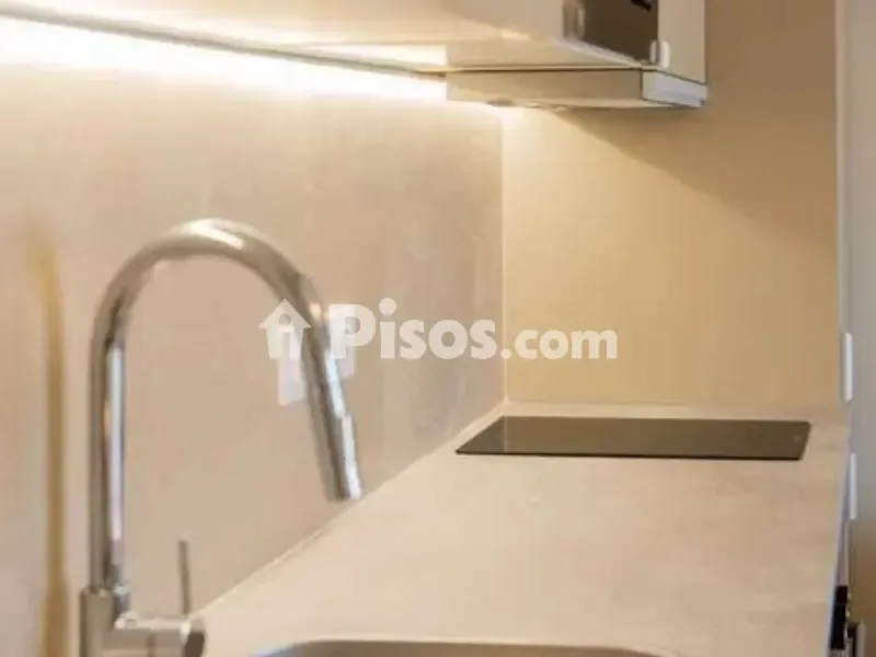 Köök - Bright Studio with Balcony in Puerto de Sagunto