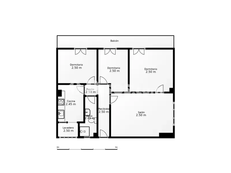 Plan - Family-orientated Flat in Murcia