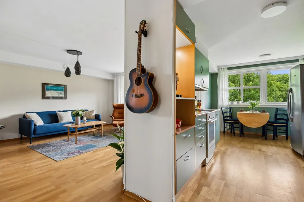 Soggiorno - 2-Bed Apartment with Balcony in Oslo