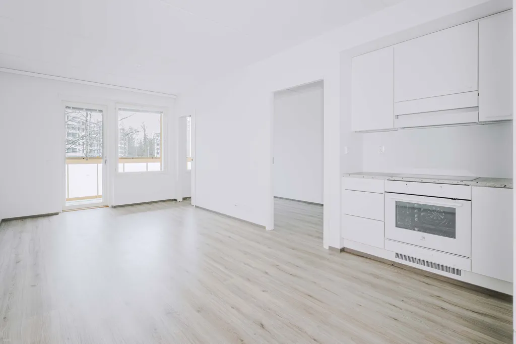 Séjour - Modern Apartment with Balcony in Karakallio, Espoo