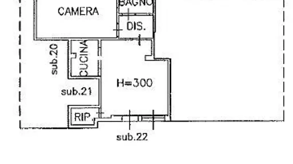 Plan - Charming 2-Bedroom Apartment in Certaldo