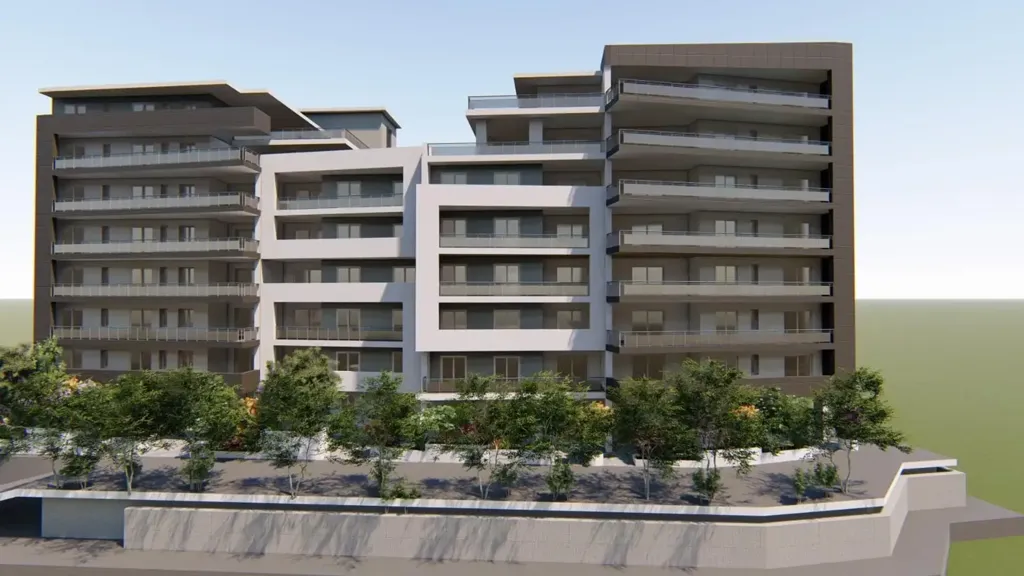 Newly Constructed Apartment with Terrace in Rende