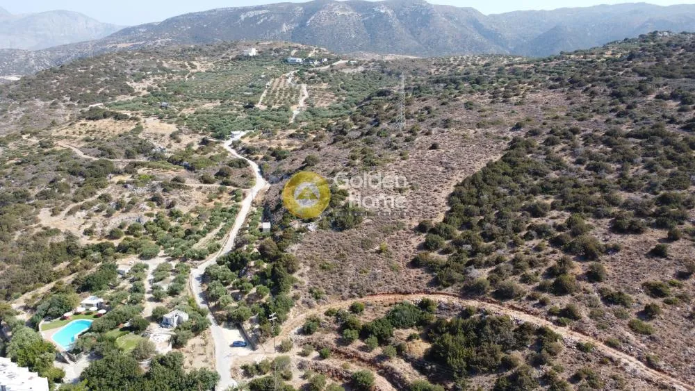 Õhuvaade - Agricultural Plot with Panoramic Views in Agios Nikolaos
