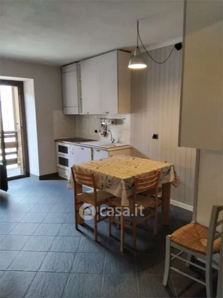 Dining Room - Chalet Apartment with Panoramic Balcony in Valfurva