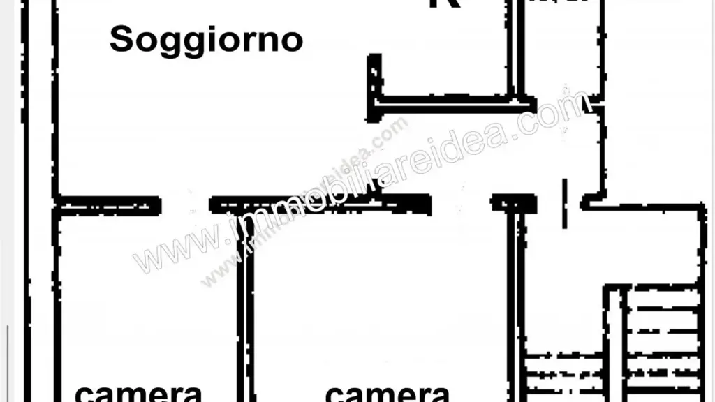 Planimetria - Appartamento con vista mare a Rosignano Solvay