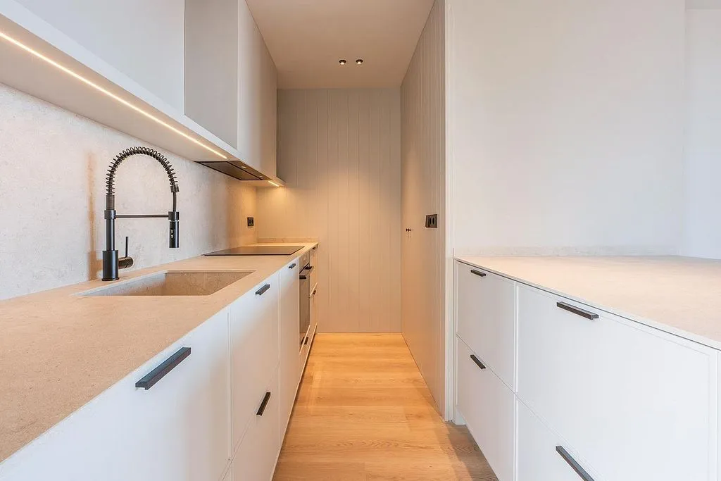 Kitchen - Penthouse with Sea View in Sant Gervasi