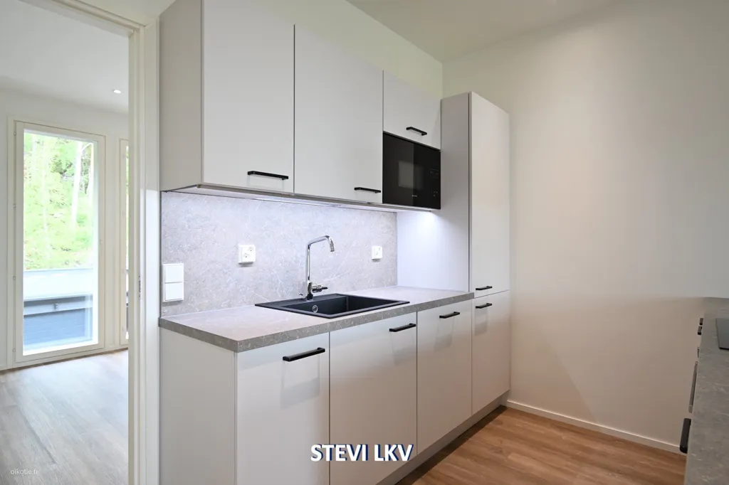 Cucina - Modern Apartment with Garden in Naantali