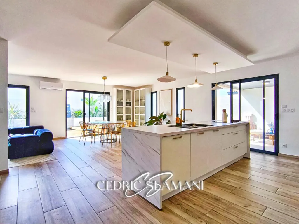 Köök - New Villa with Pool near Carcassonne