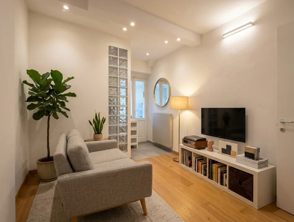Soggiorno - Rustic Apartment with Sea View in Varano, Ancona