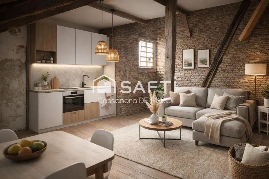 Soggiorno - Renovatable House in Muret's Historic Centre