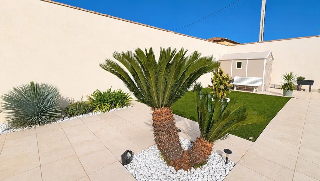 Jardin - Maison de Ville avec Véranda à Miramas