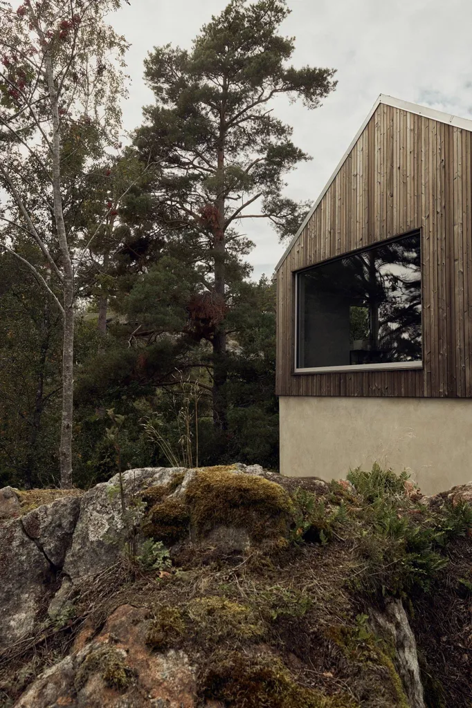 Exterior - Minimalist Villa with Sea View in Sweden