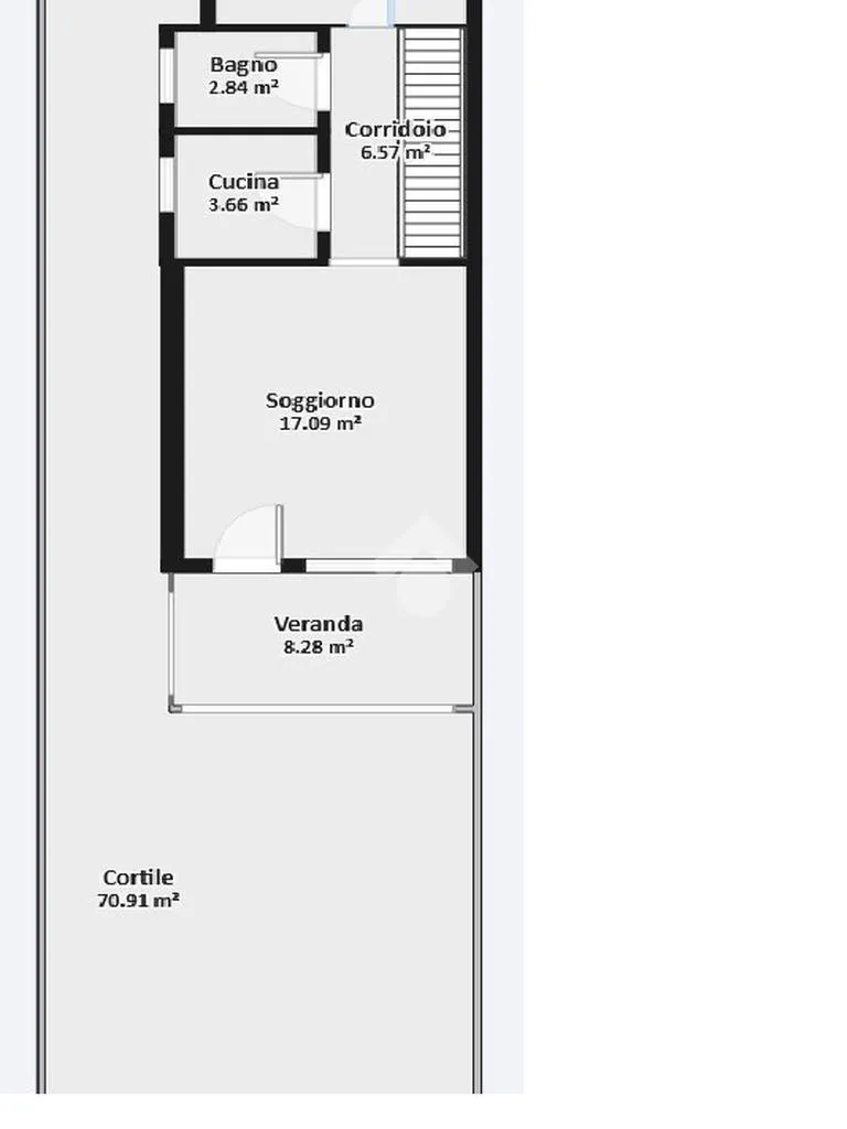 Plaan - Terraced Villa with Private Garden in Ardea