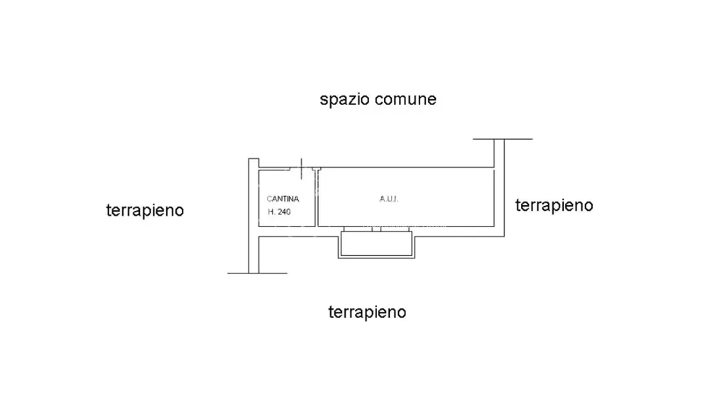 Plaan - Modernised Bilocale with Balcony in Biandronno