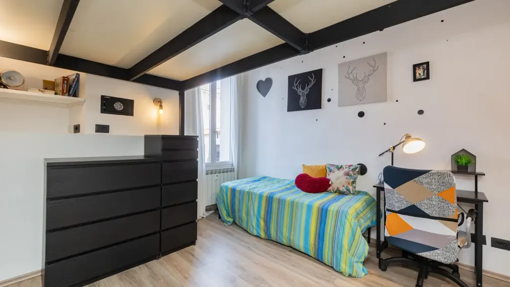 Camere da letto - Rustic-Style Flat with Terrace in Milan