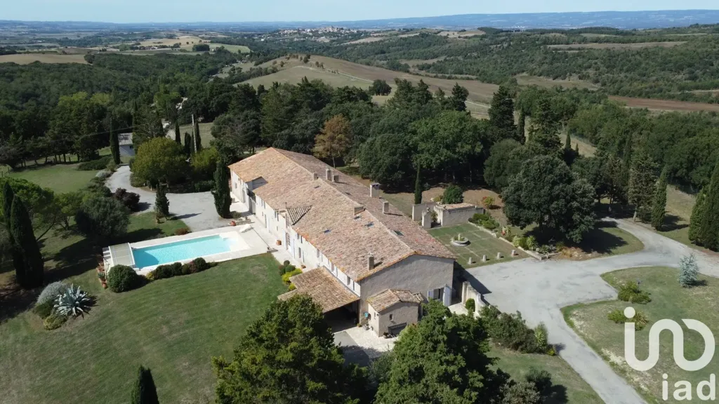 Õhuvaade - 18th Century Estate with Panoramic Views in Aude