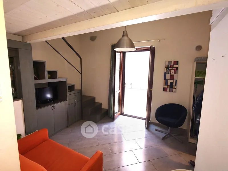 Soggiorno - Duplex with Balcony in Palermo