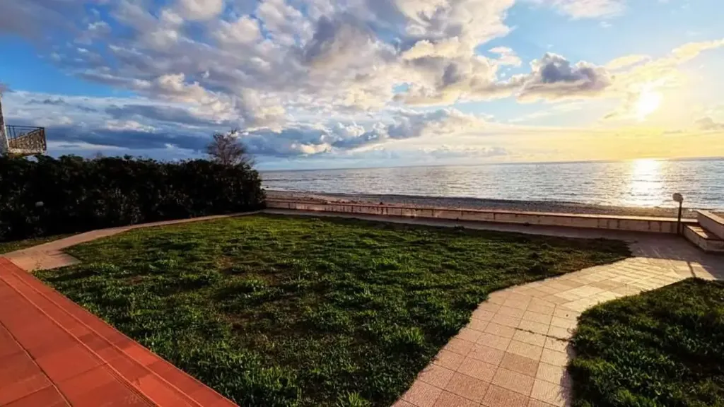Terrasse - Villa with Sea View in Belvedere Marittimo