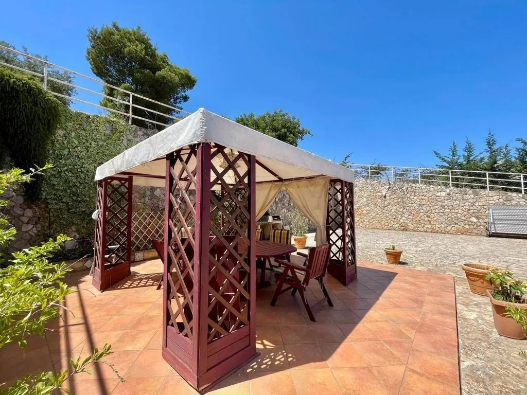 Terrace - Luxury Villa with Sea View in Conza, Sicily