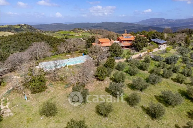Vue aérienne - Rustic Casale with Pool in Massa Marittima