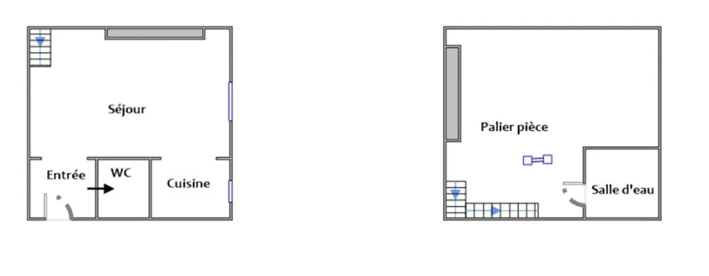 Plaan - Duplex Studio in Mairie Quarter