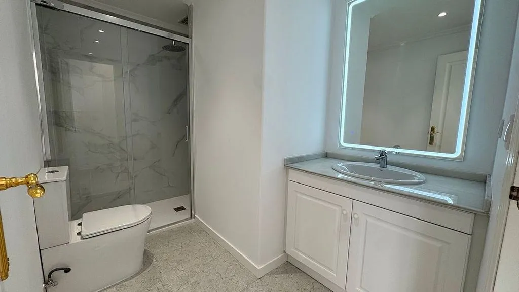 Salles de bain - Apartment with Pool in Campos de Golf, Los Dolses