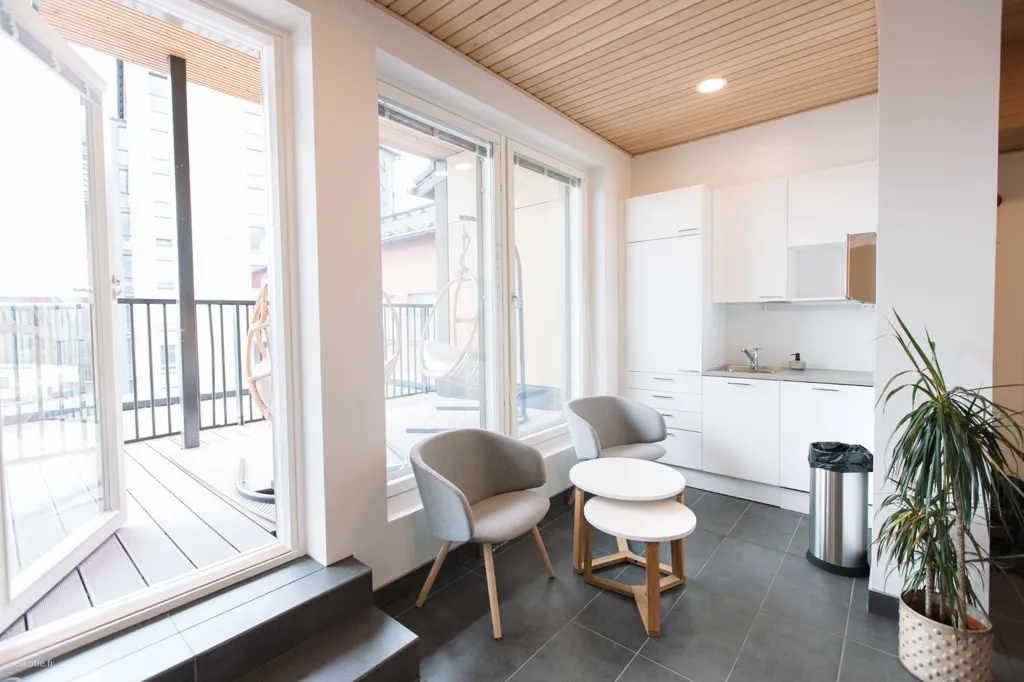 Séjour - Modern Flat with Balcony in Kirstinpuisto