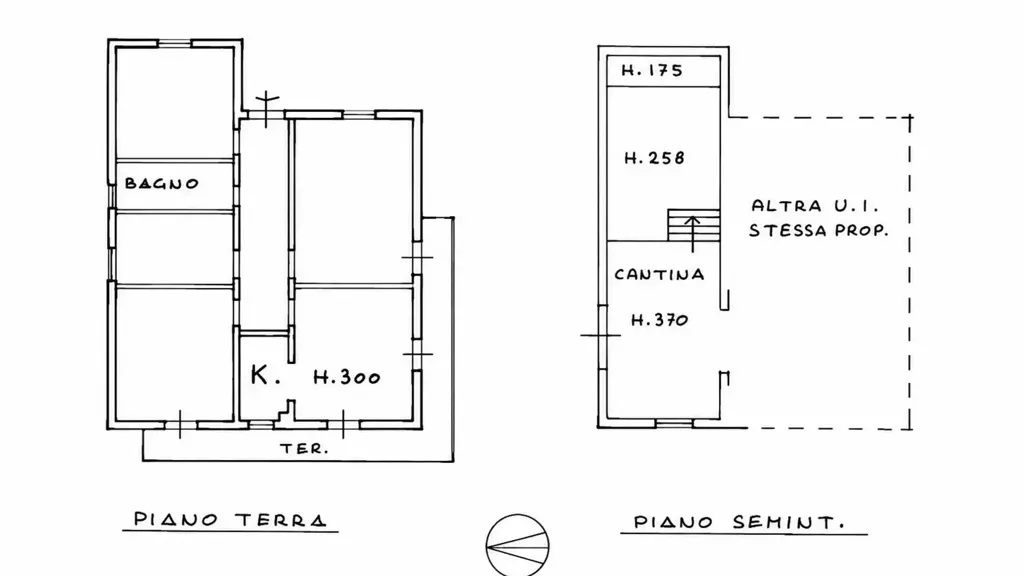 Plaan - Terraced House with Garden in Reggello