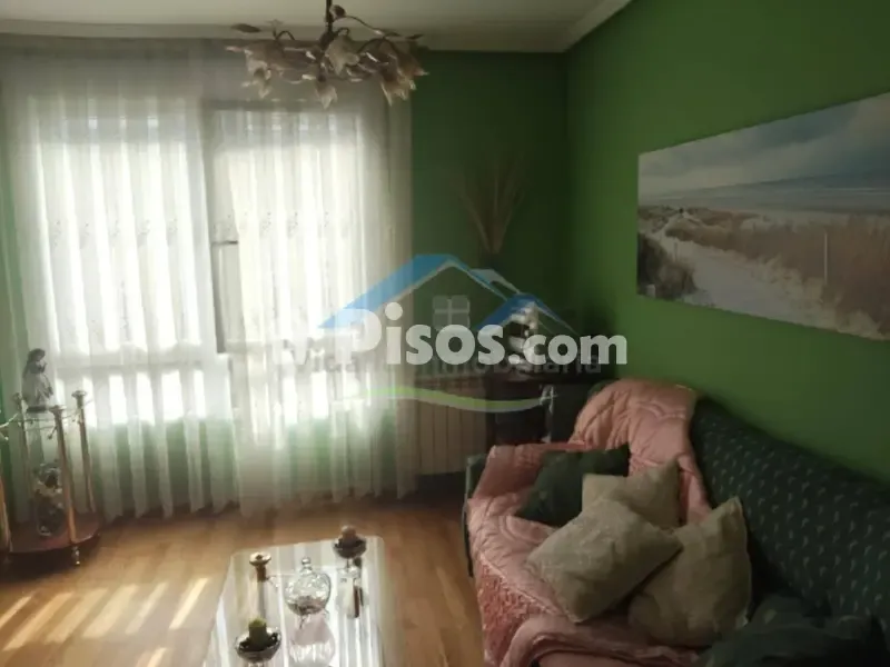 Séjour - Accessible Flat with Garage in Trobajo del Camino