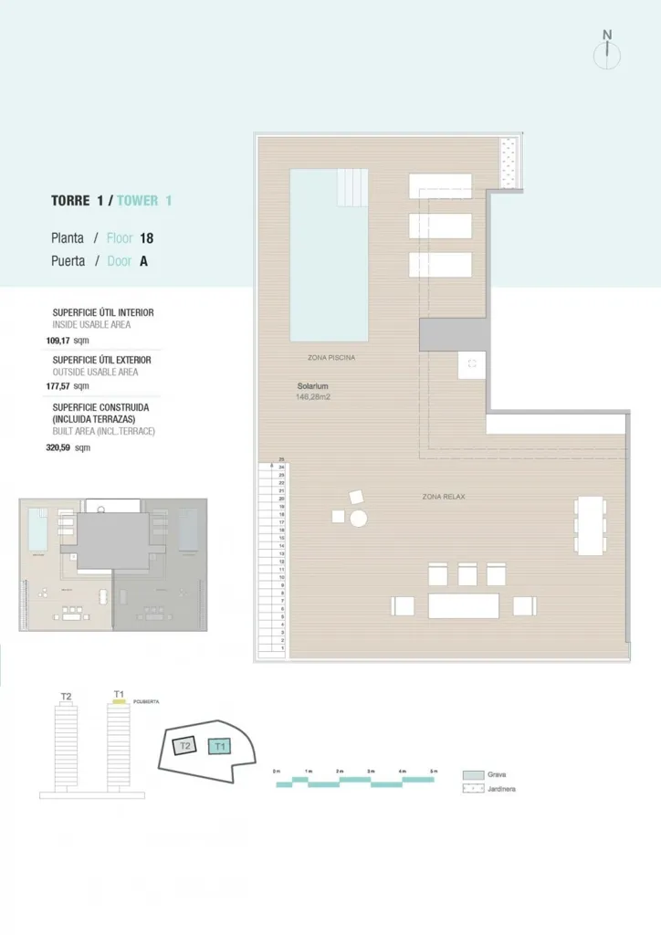 Plan - Luxury Penthouse with Sea View in Calpe