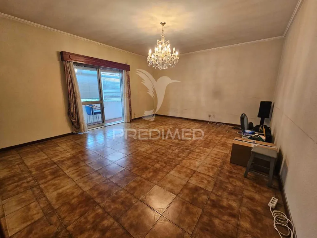 Séjour - T3 Apartment with Balconies in Rio Tinto