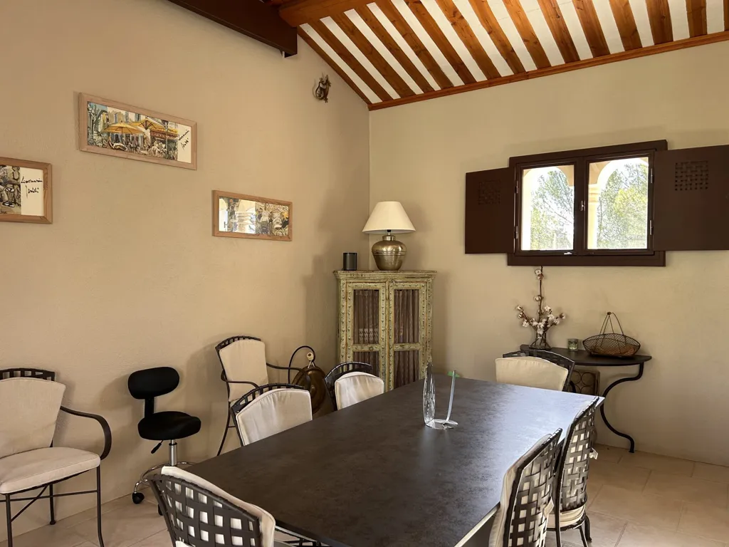 Sala da pranzo - Luxury Villa with Golf Access in Mallemort