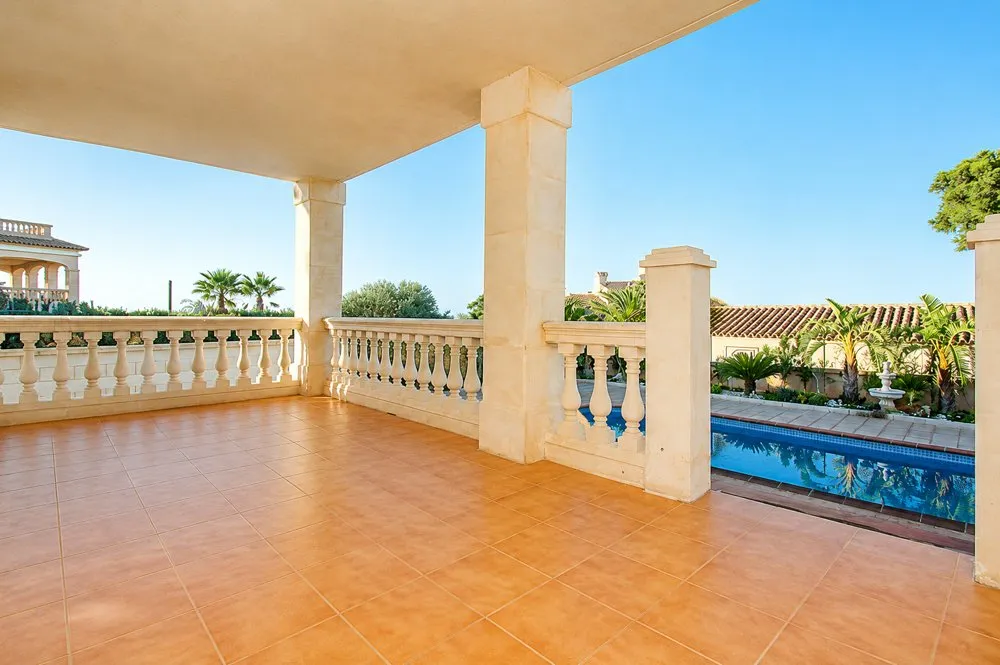Terrasse - Villa with Sea Views and Pool in Badia Gran
