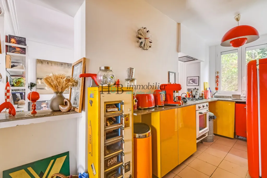 Cuisine - Duplex Familial avec Terrasse et Jacuzzi à La Villette