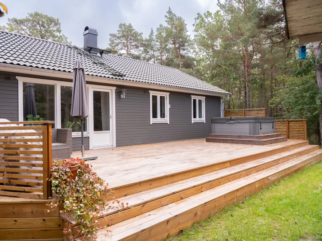 Terrasse - Open-Plan Villa with Garden in Väskinde